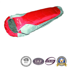 190t Poliéster Mummy Saco de Dormir para Camping